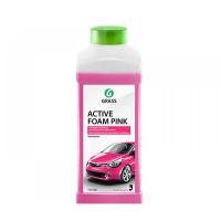 Автошампунь концентрат Grass  Active Foam Pink 1 л., для бесконтактной мойки